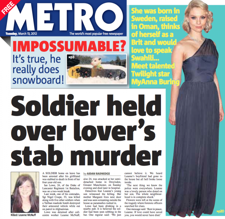 Metro Newspaper