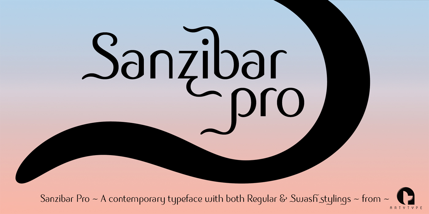 Sanzibar Pro typeface